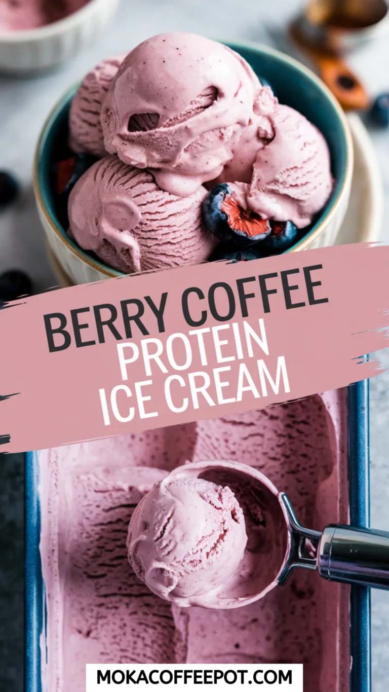 Berry Coffee Protein Ice Cream Recipe Berry Coffee Protein Ice Cream Recipe