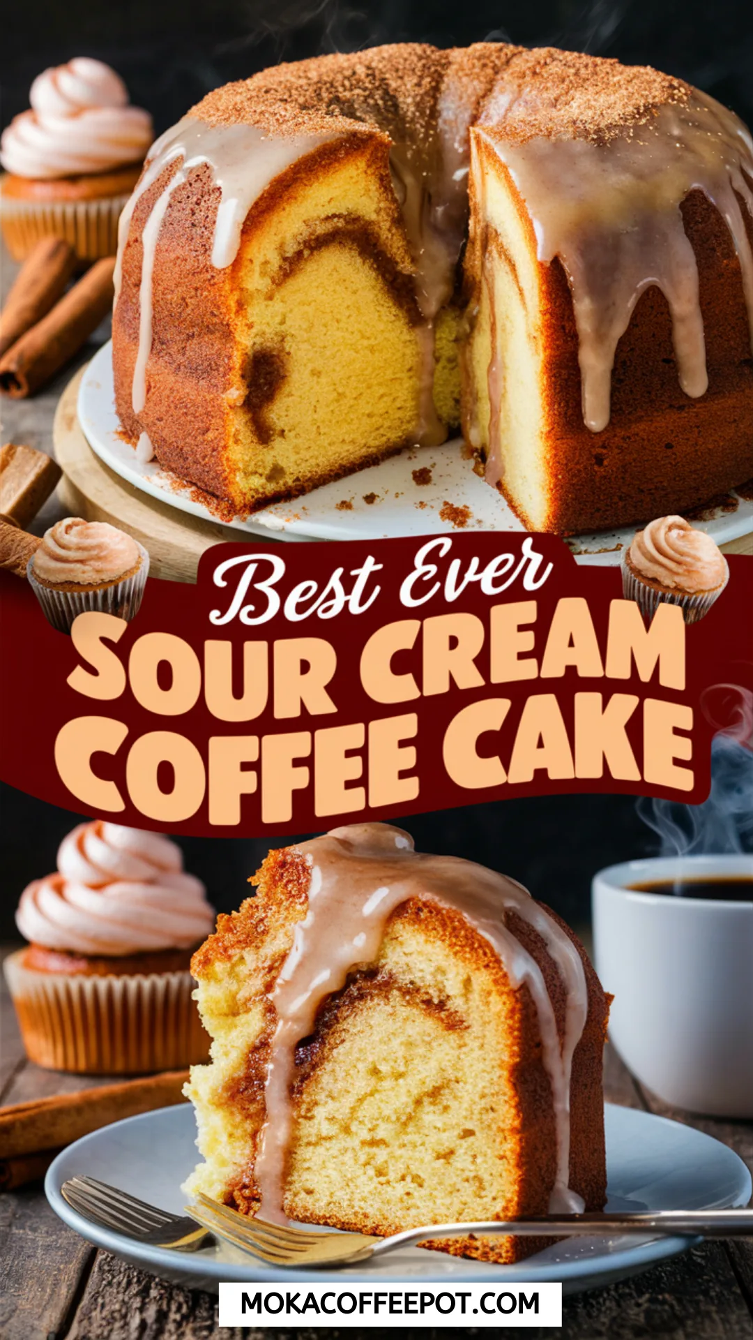 Best Ever Sour Cream Coffee Cake Best Ever Sour Cream Coffee Cake