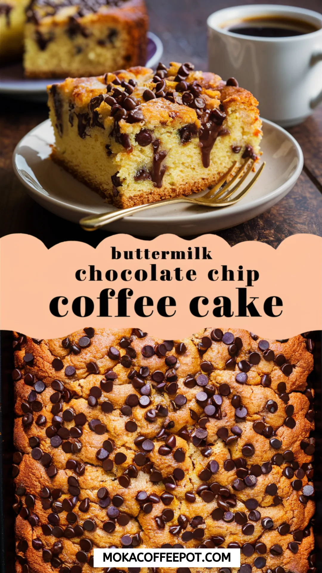Buttermilk Chocolate Chip Coffee Cake