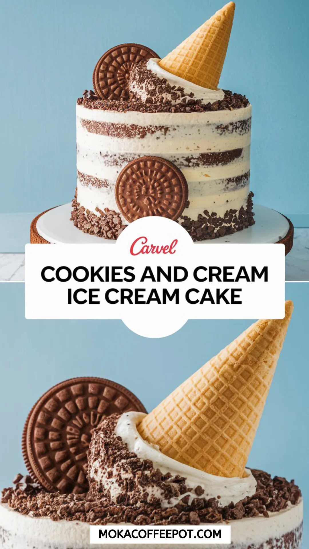 Carvel Cookies and Cream Ice Cream Cake