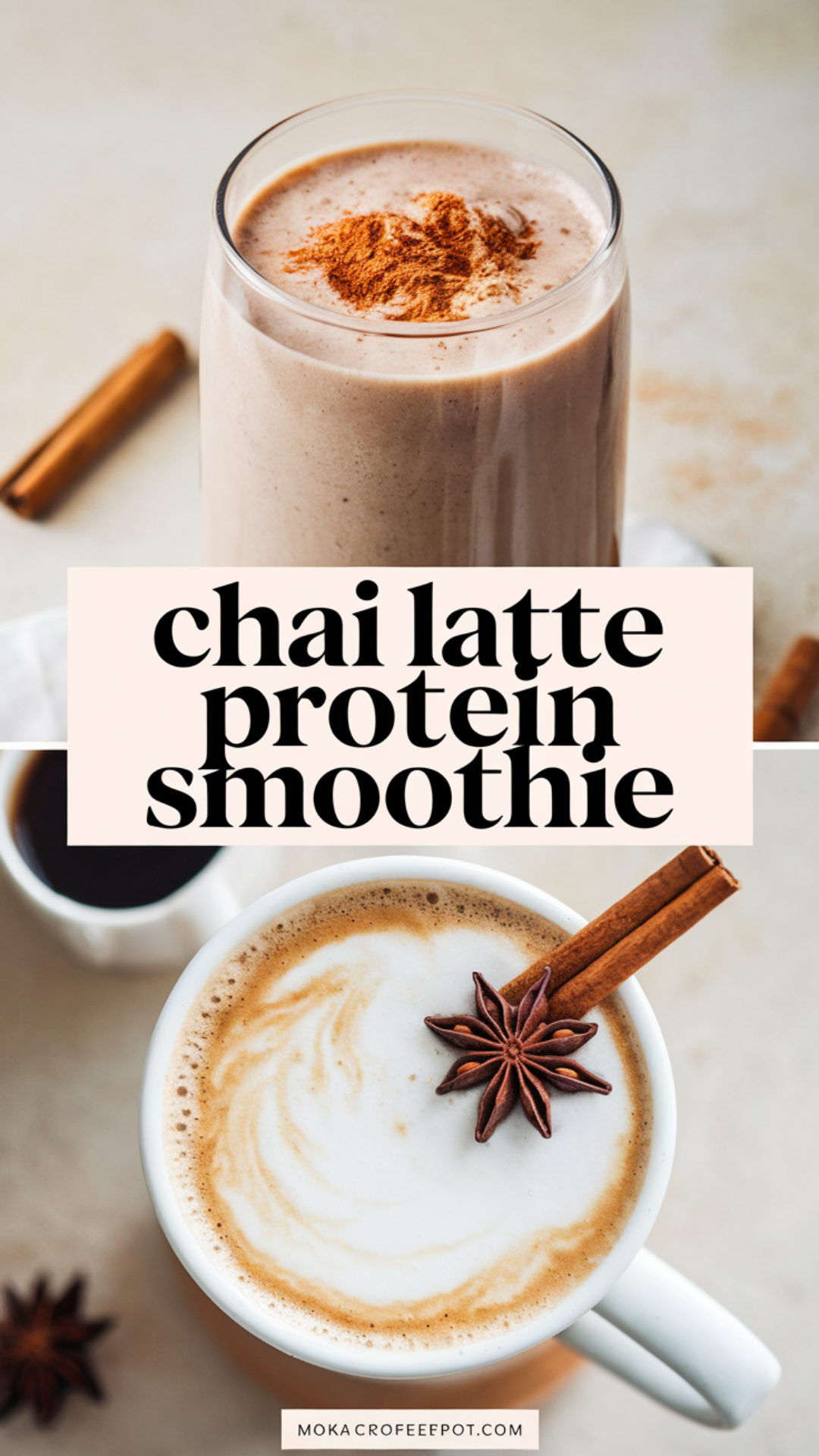 Chai Latte Protein Smoothie