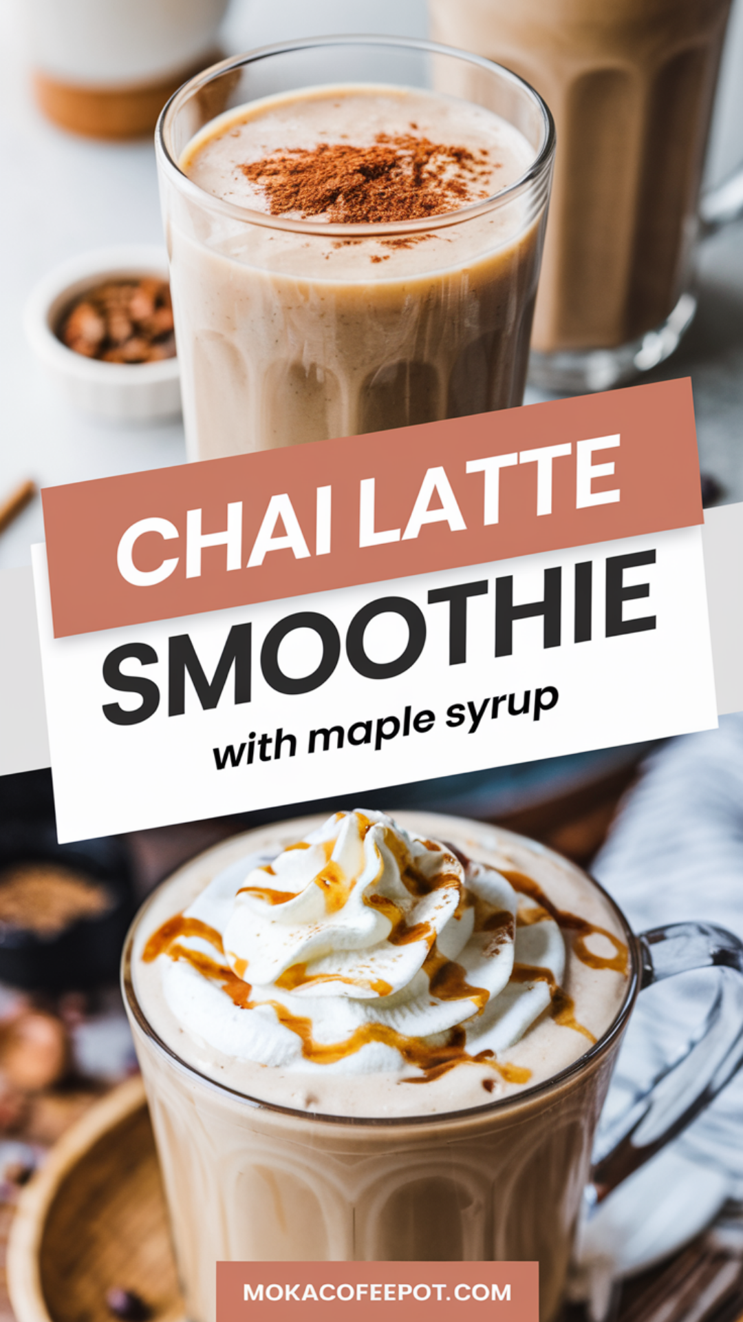 Chai Latte Smoothie with Maple Syrup