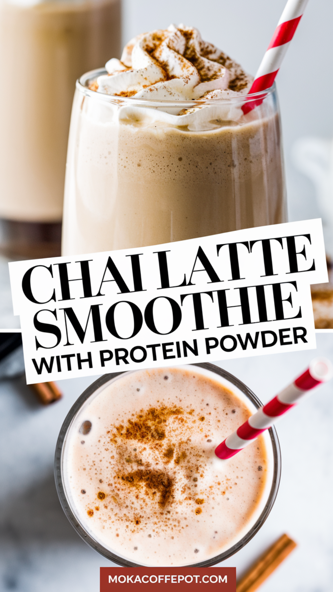 Chai Latte Smoothie with Protein Powder Chai Latte Smoothie with Protein Powder