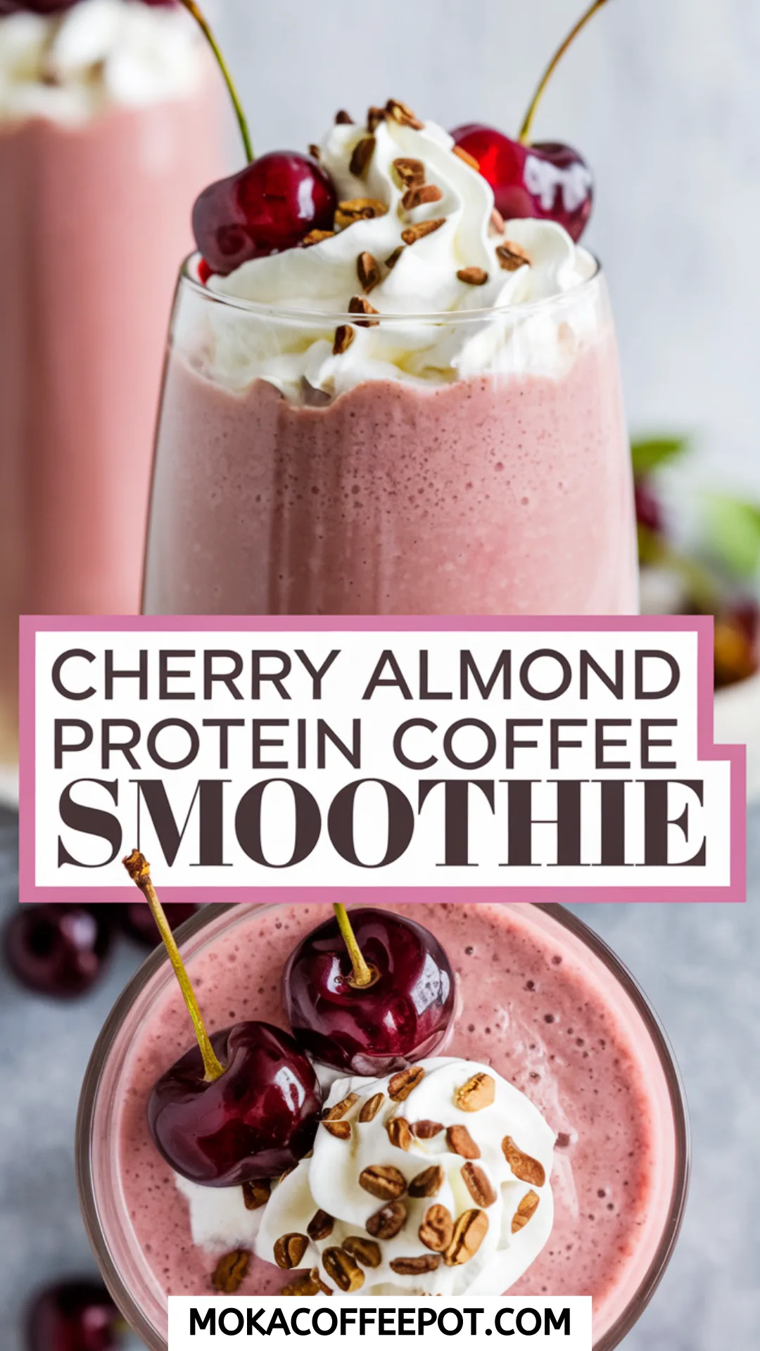 Cherry Almond Protein Coffee Smoothie Recipe Cherry Almond Protein Coffee Smoothie Recipe