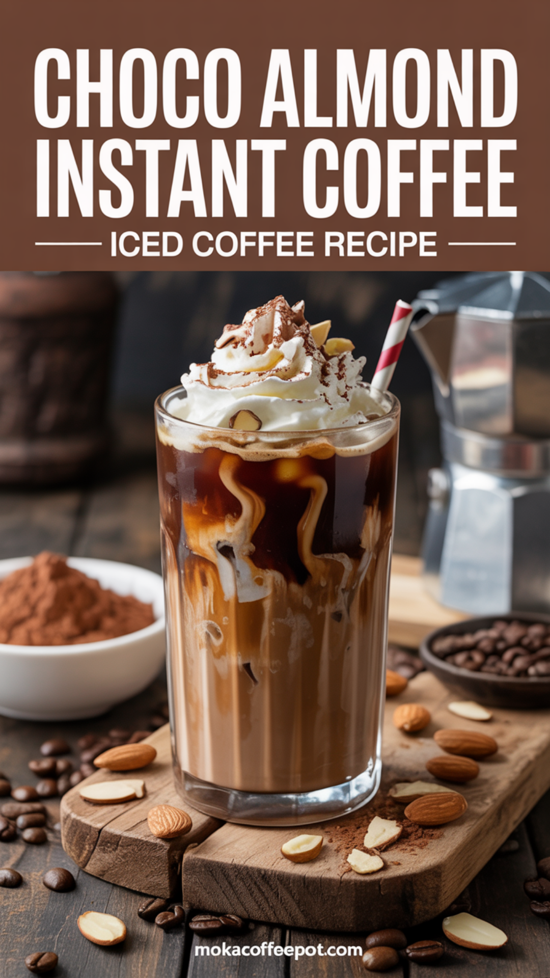 Choco Almond Instant Coffee Iced Coffee Recipe Choco Almond Instant Coffee Iced Coffee Recipe