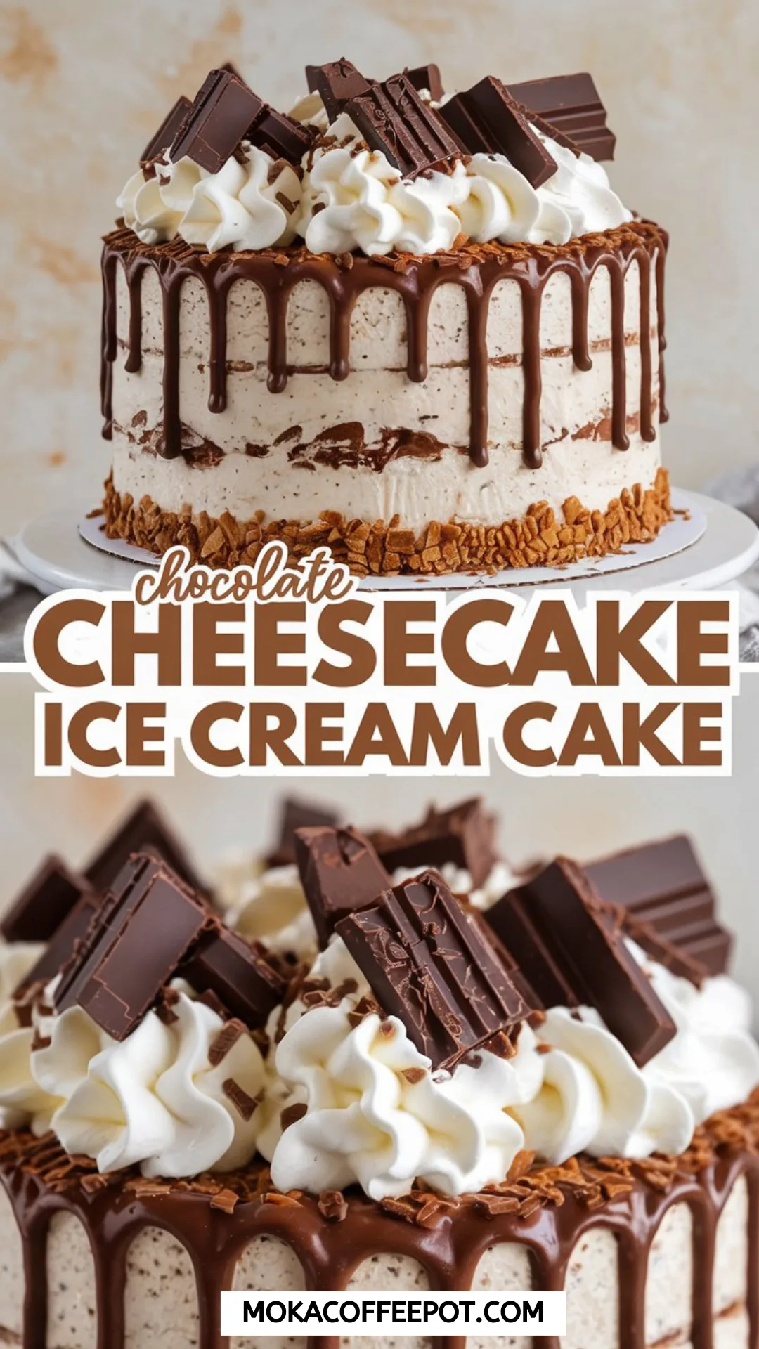 Chocolate Cheesecake Ice Cream Cake Chocolate Cheesecake Ice Cream Cake