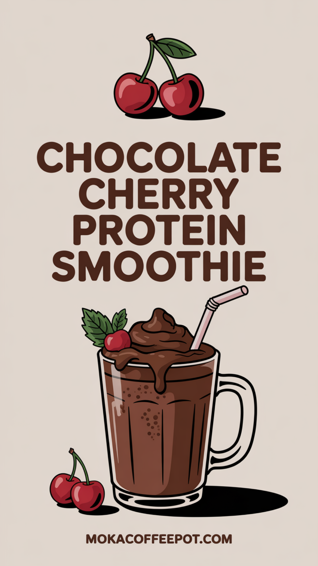 Chocolate Cherry Protein Smoothie Recipe Chocolate Cherry Protein Smoothie Recipe