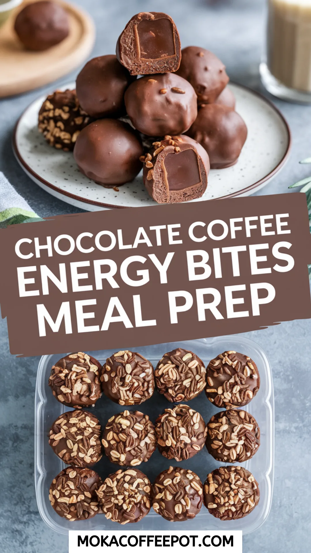 Chocolate Coffee Energy Bites Meal Prep Chocolate Coffee Energy Bites Meal Prep