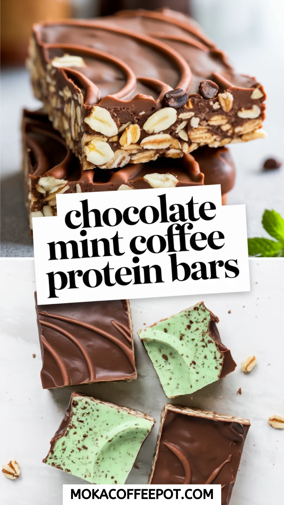 Chocolate Mint Coffee Protein Bars Recipe Chocolate Mint Coffee Protein Bars Recipe
