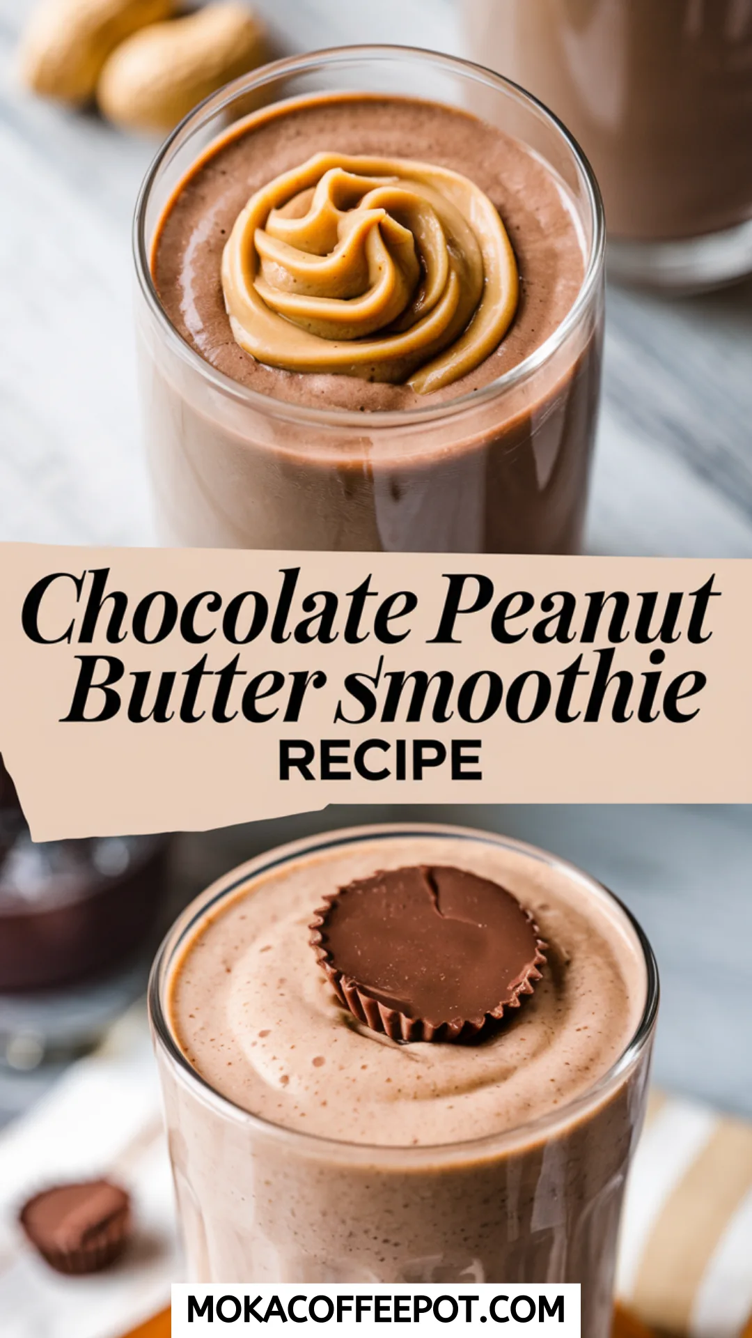 Chocolate Peanut Butter Smoothie Recipe Chocolate Peanut Butter Smoothie Recipe