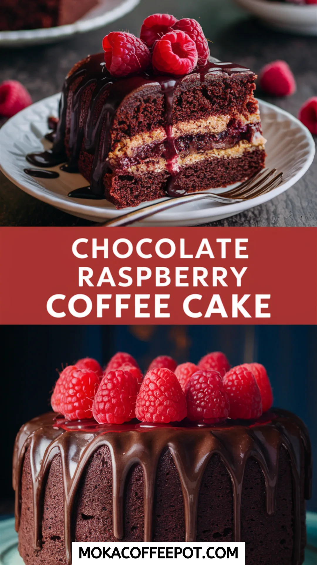 Chocolate Raspberry Coffee Cake