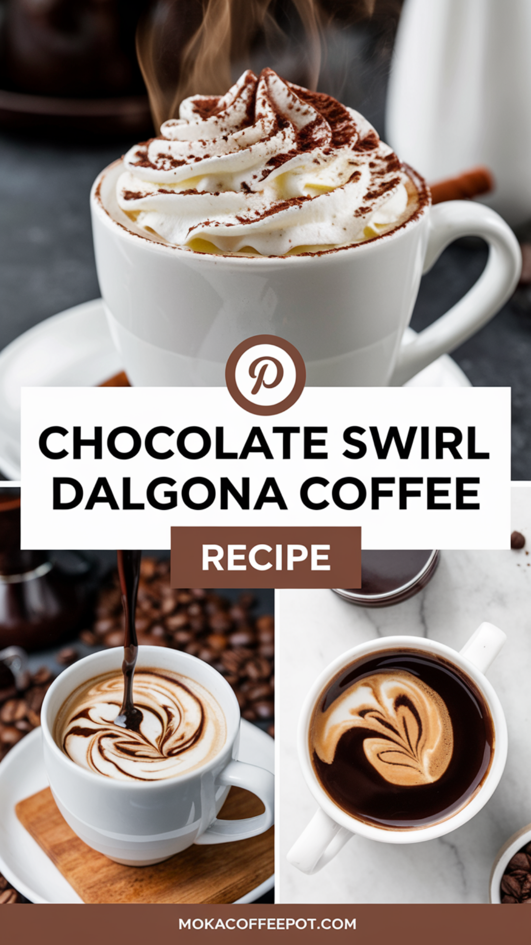 Chocolate Swirl Dalgona Coffee Recipe Chocolate Swirl Dalgona Coffee Recipe