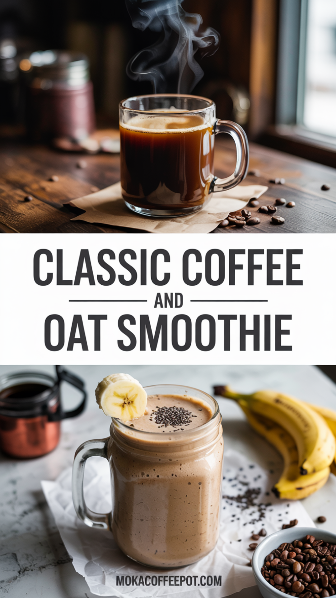 Classic Coffee and Oat Smoothie Recipe Classic Coffee and Oat Smoothie Recipe