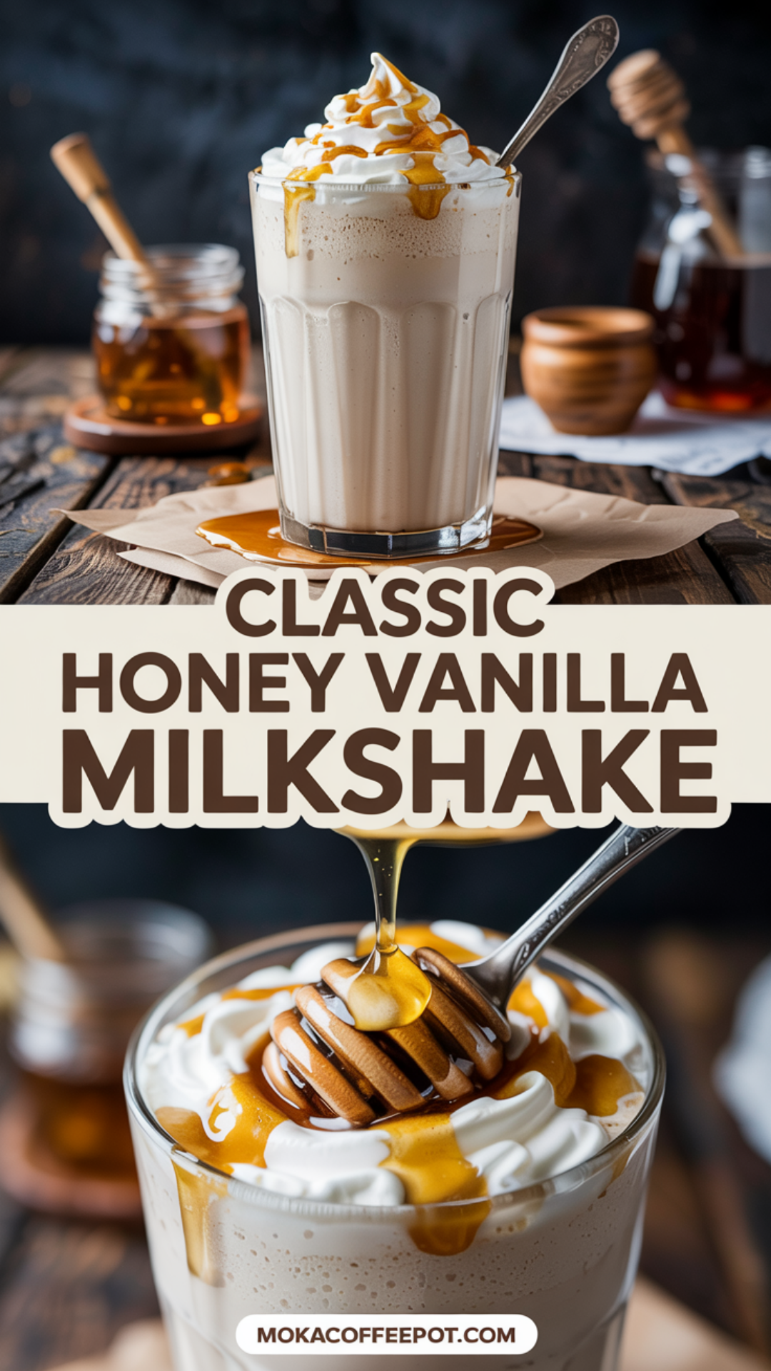 Classic Honey Vanilla Milkshake Recipe Classic Honey Vanilla Milkshake Recipe