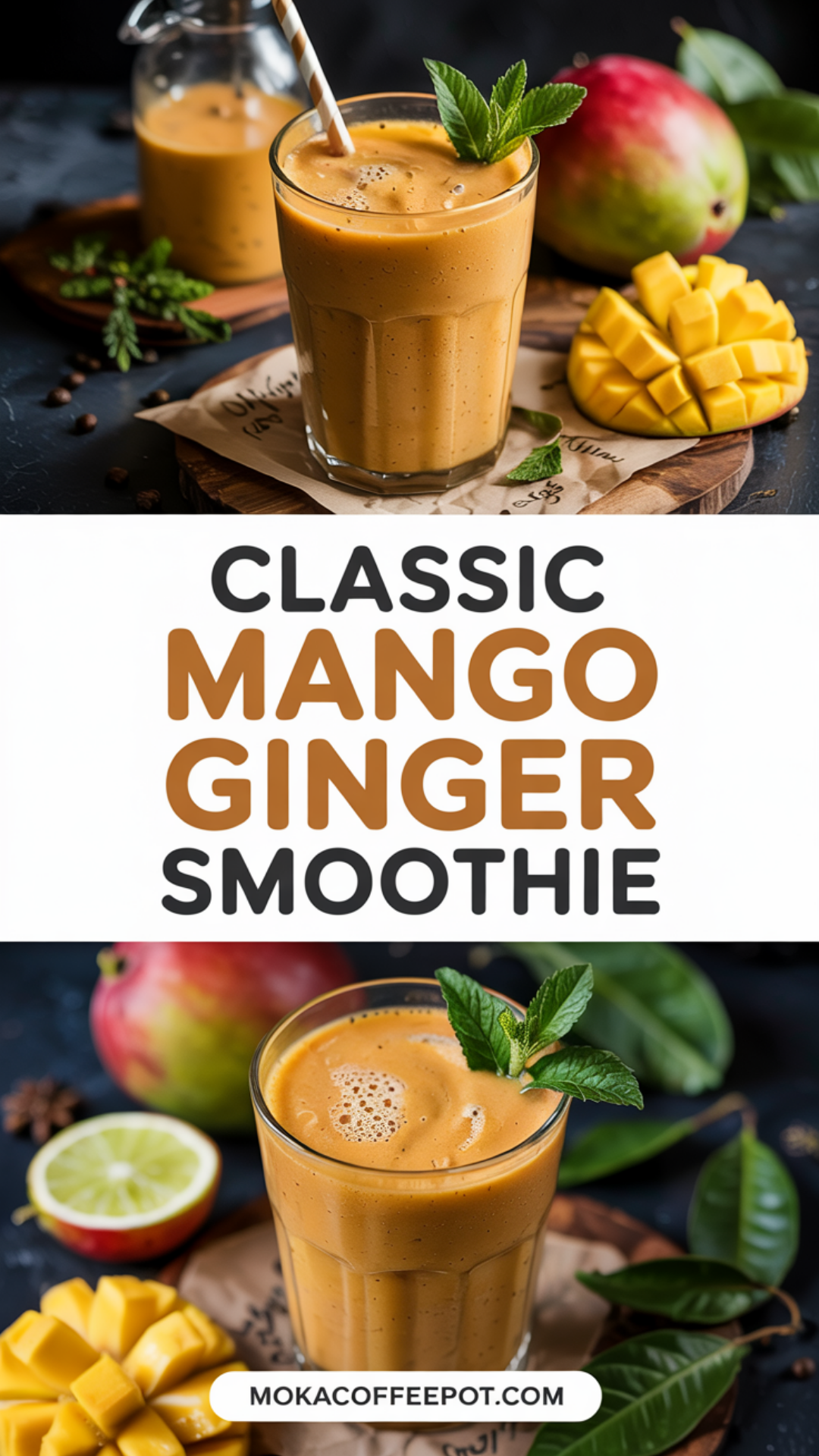 Classic Mango Ginger Smoothie Recipe Classic Mango Ginger Smoothie Recipe