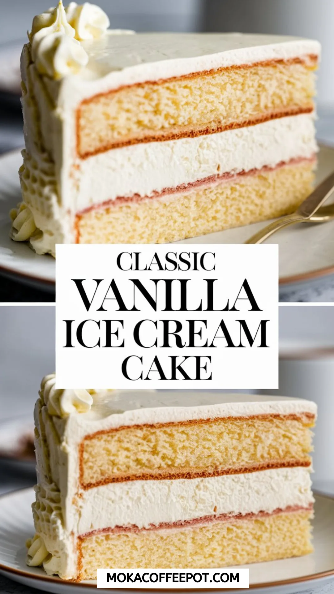 Classic Vanilla Ice Cream Cake