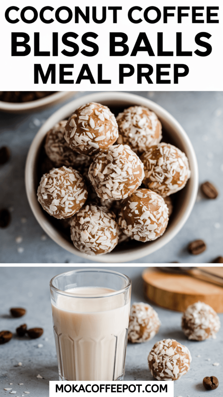 Coconut Coffee Bliss Balls Meal Prep