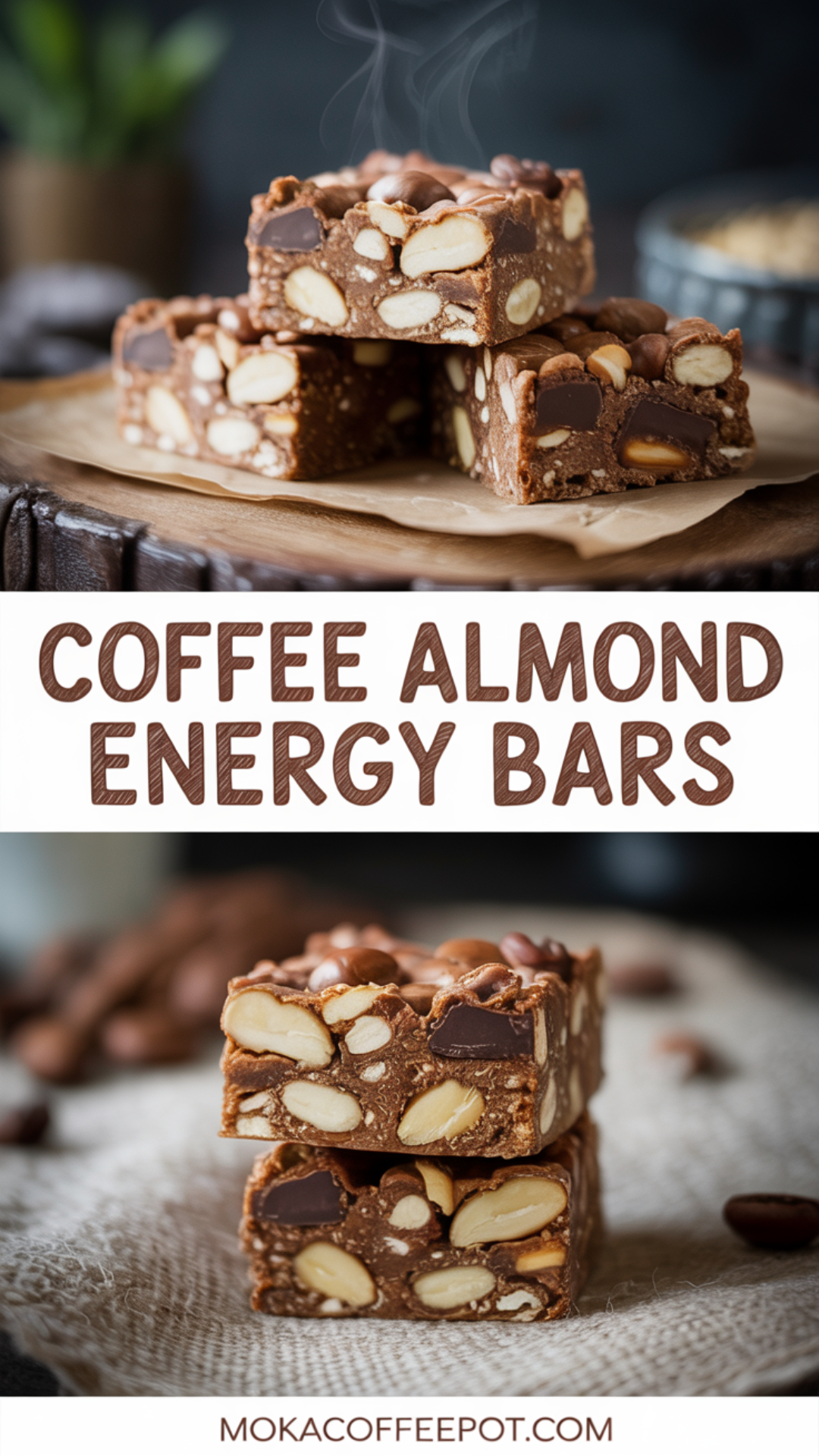 Coffee Almond Energy Bars Coffee Almond Energy Bars