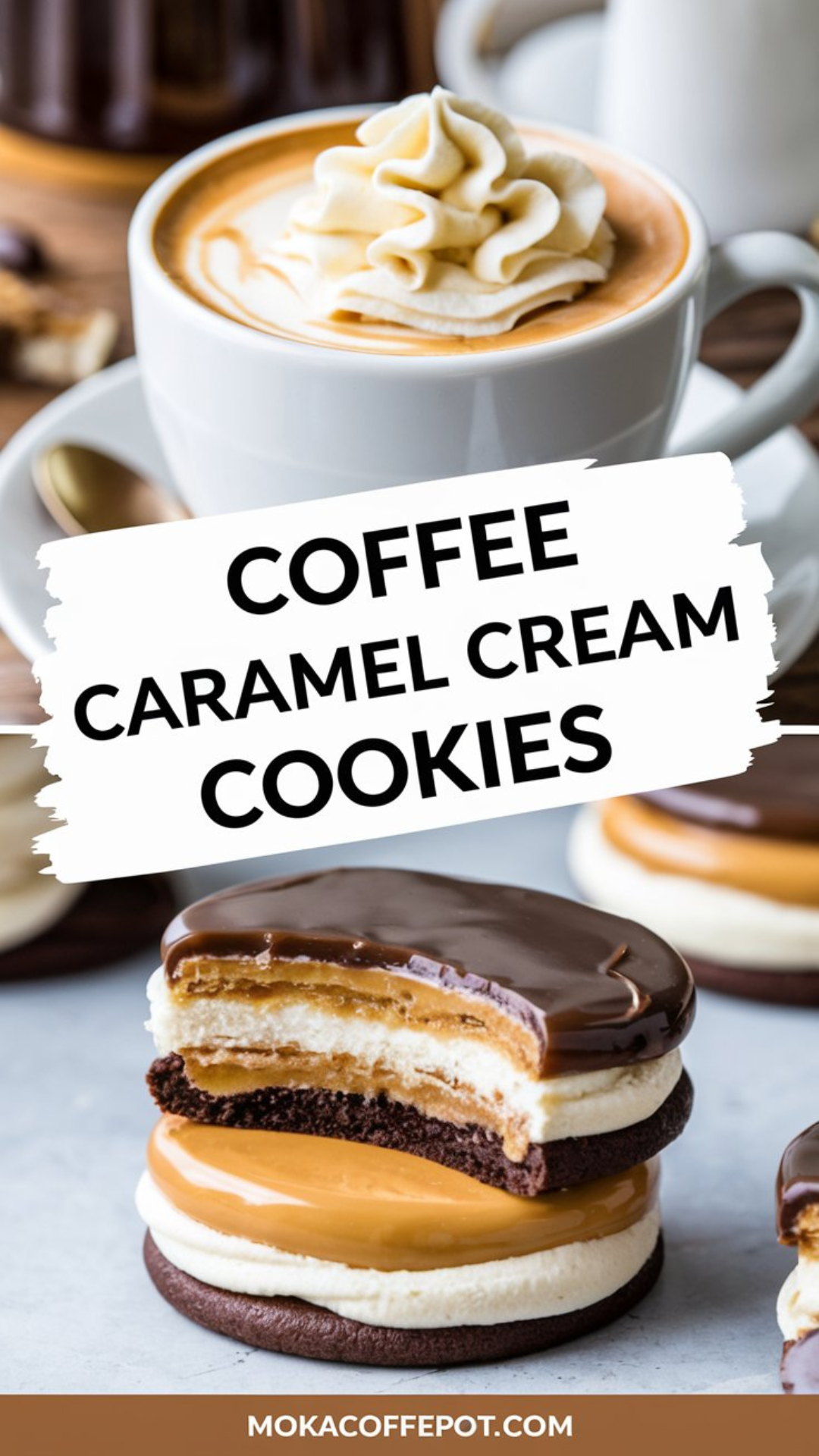 Coffee Caramel Cream Cookies Coffee Caramel Cream Cookies