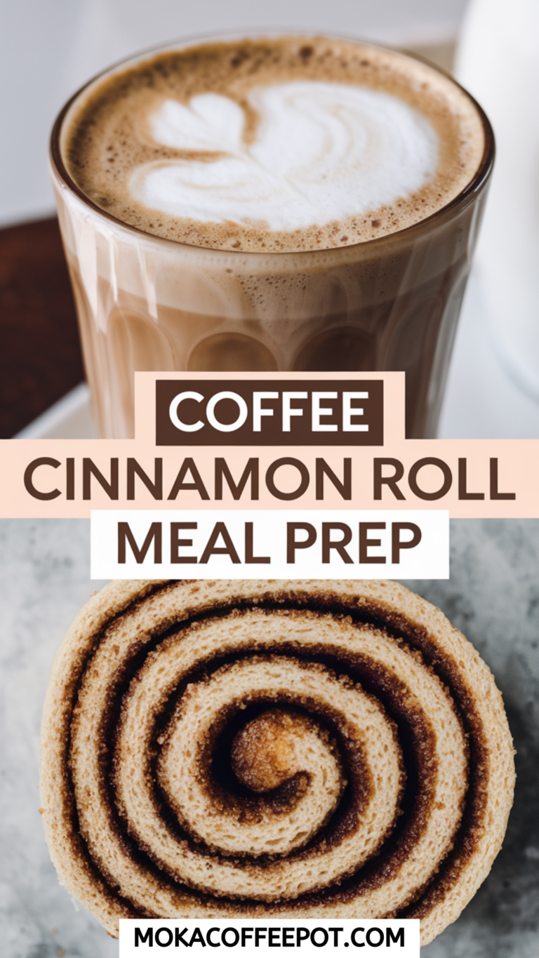 Coffee Cinnamon Roll Meal Prep