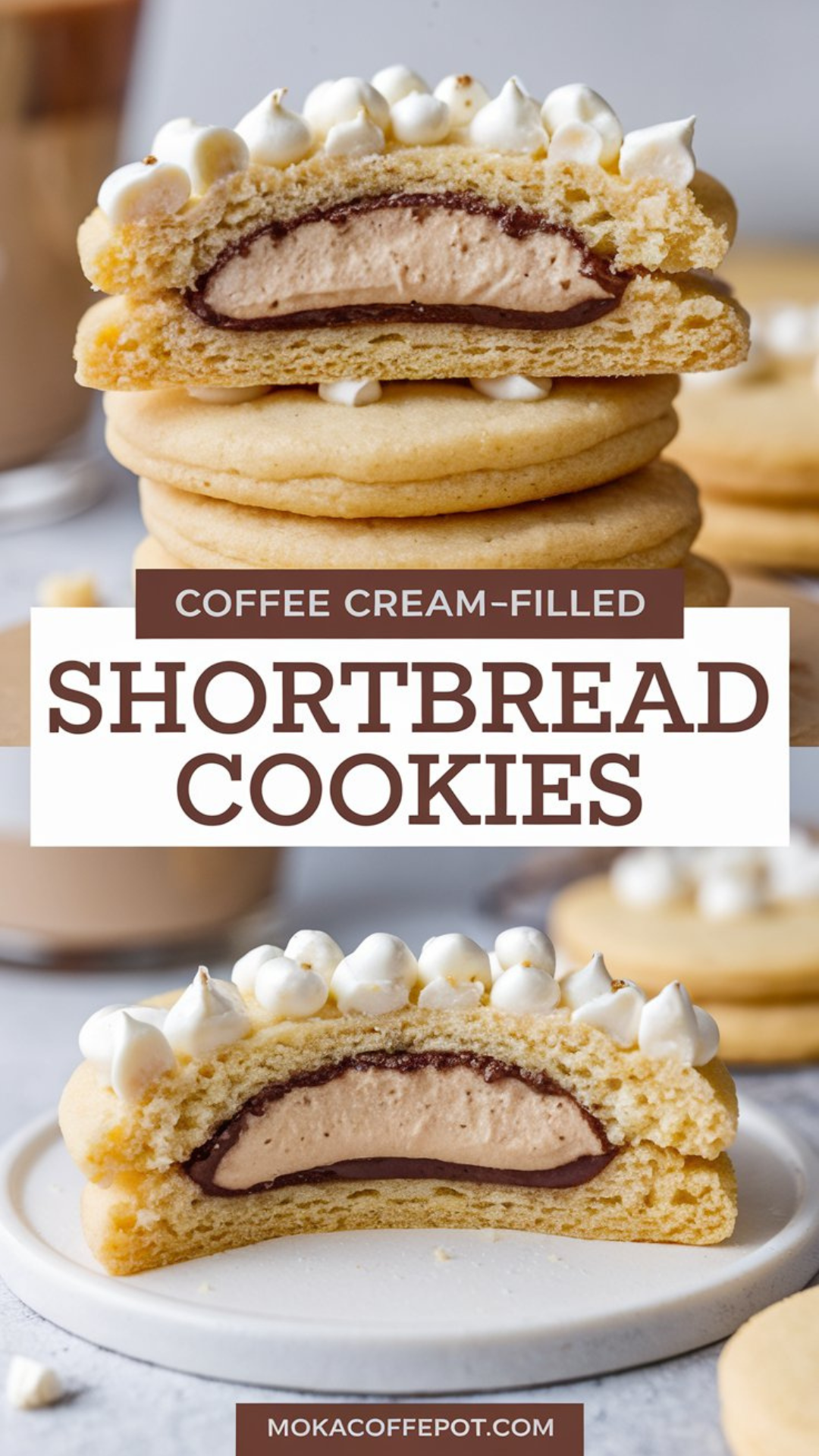 Mocha Cream-Filled Cookies Mocha Cream-Filled Cookies