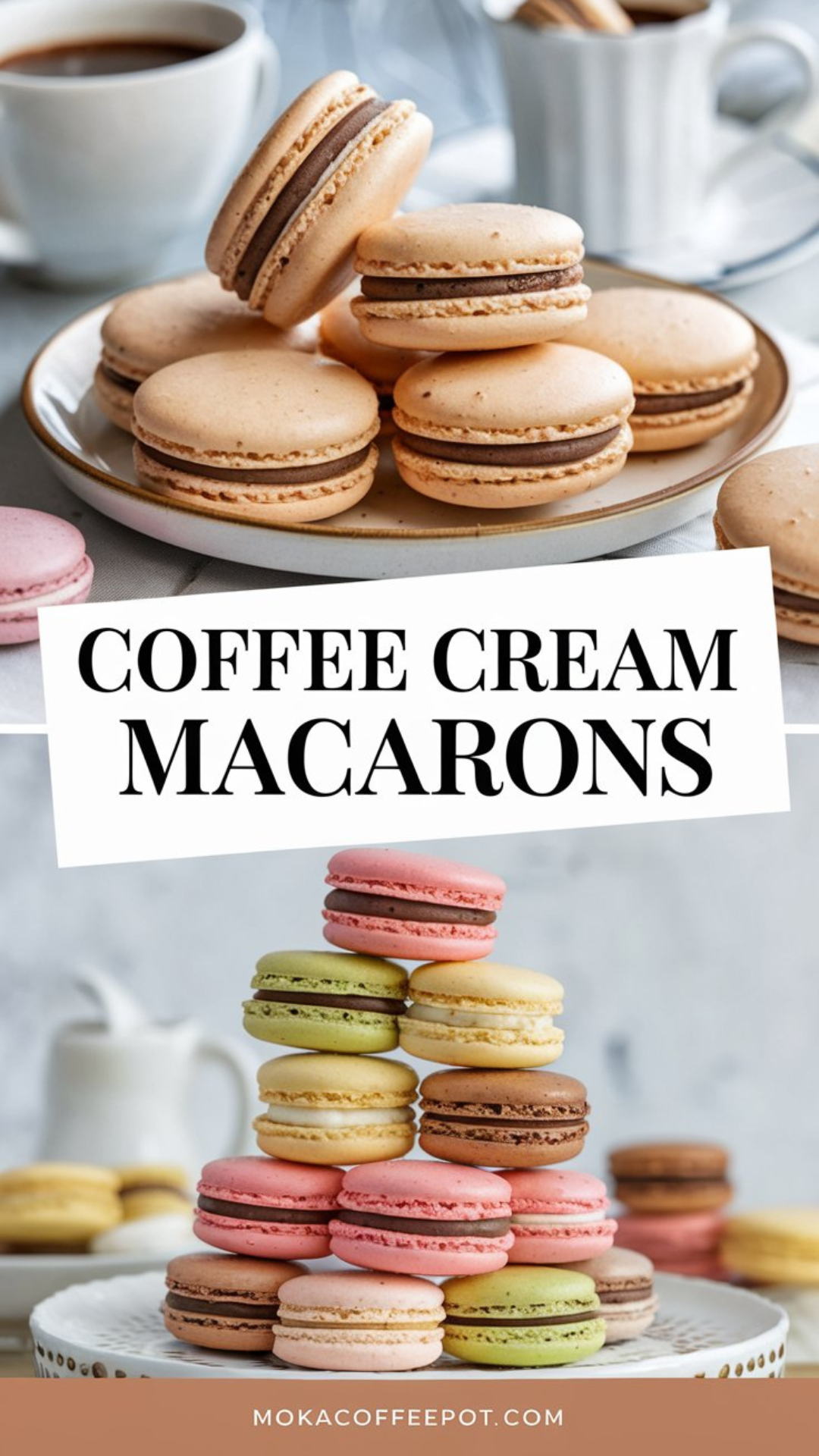 Coffee Cream Macarons Coffee Cream Macarons