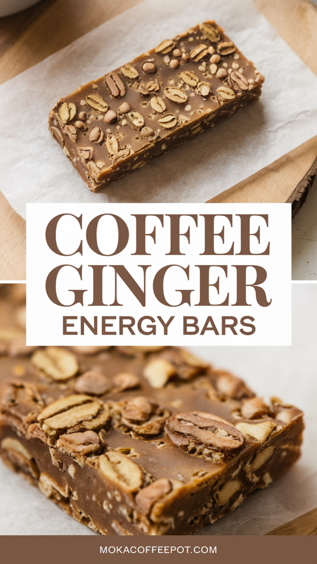 Coffee Ginger Energy Bars Coffee Ginger Energy Bars