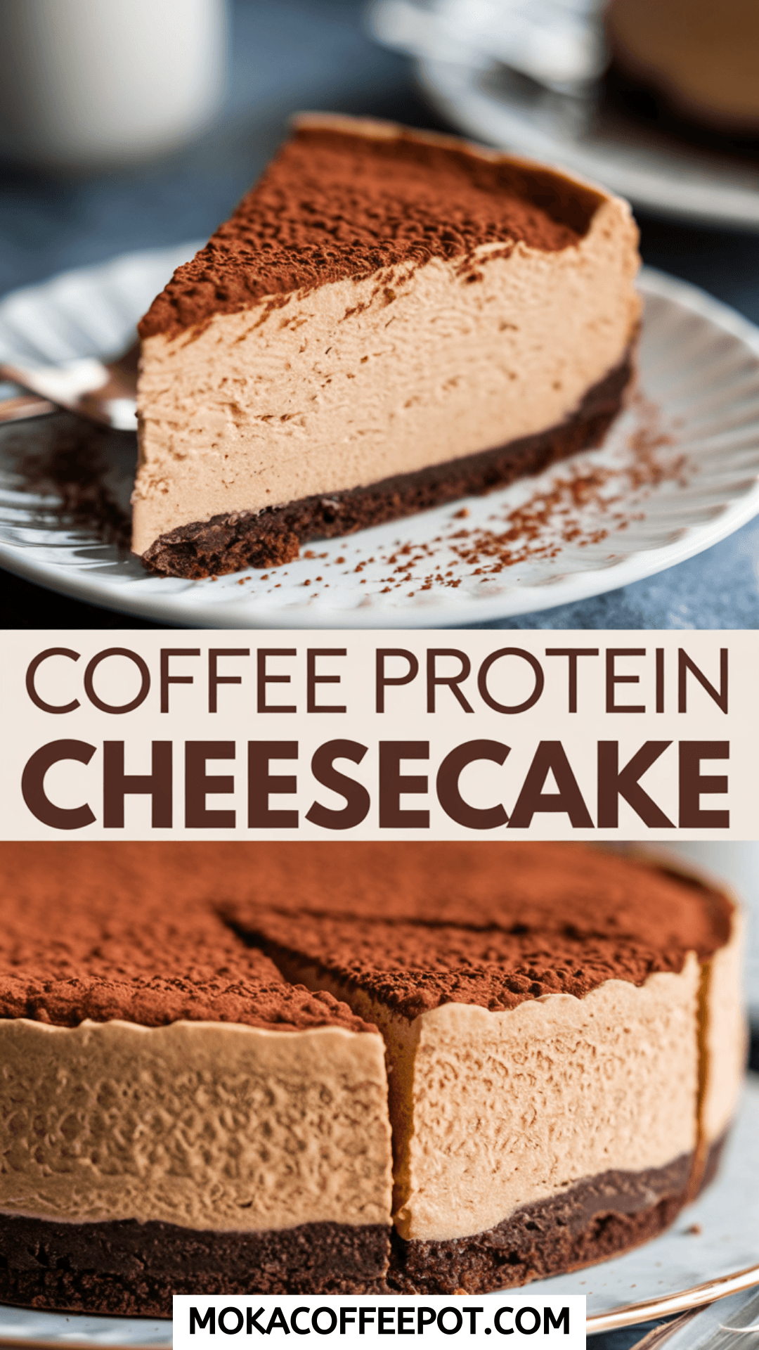 Coffee Protein Cheesecake Recipe Coffee Protein Cheesecake Recipe