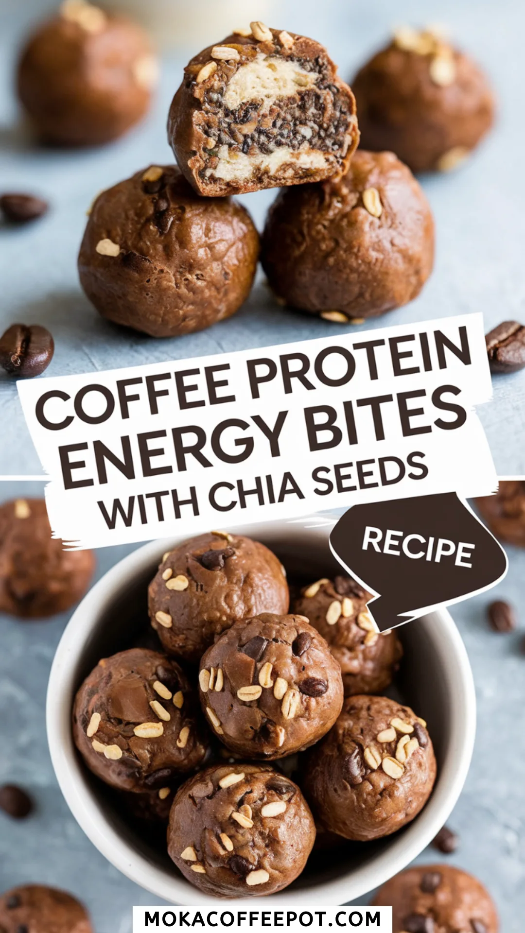 Coffee Protein Energy Bites with Chia Seeds Coffee Protein Energy Bites with Chia Seeds