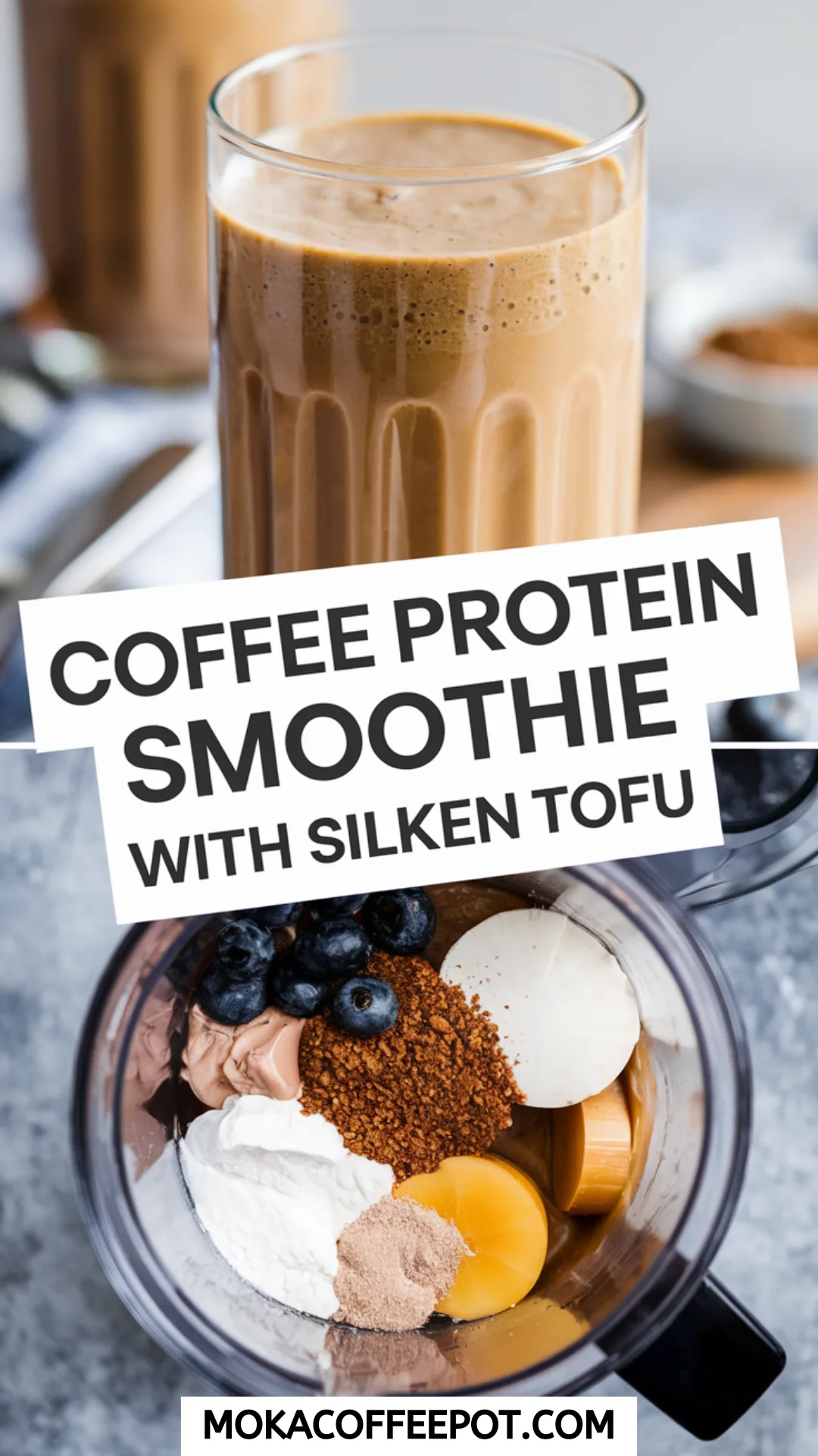 Coffee Protein Smoothie with Silken Tofu Recipe Coffee Protein Smoothie with Silken Tofu Recipe