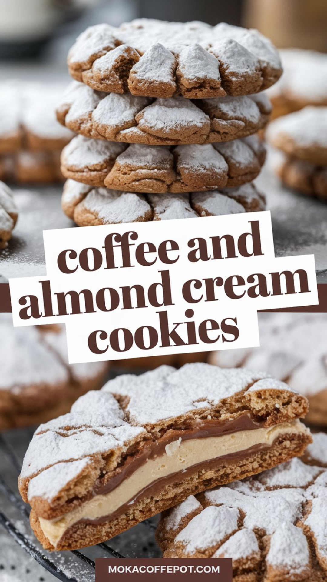 Coffee and Almond Cream Cookies Coffee and Almond Cream Cookies
