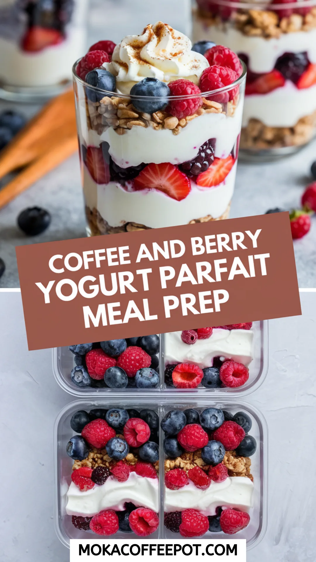 Coffee and Berry Yogurt Parfait Meal Prep Coffee and Berry Yogurt Parfait Meal Prep