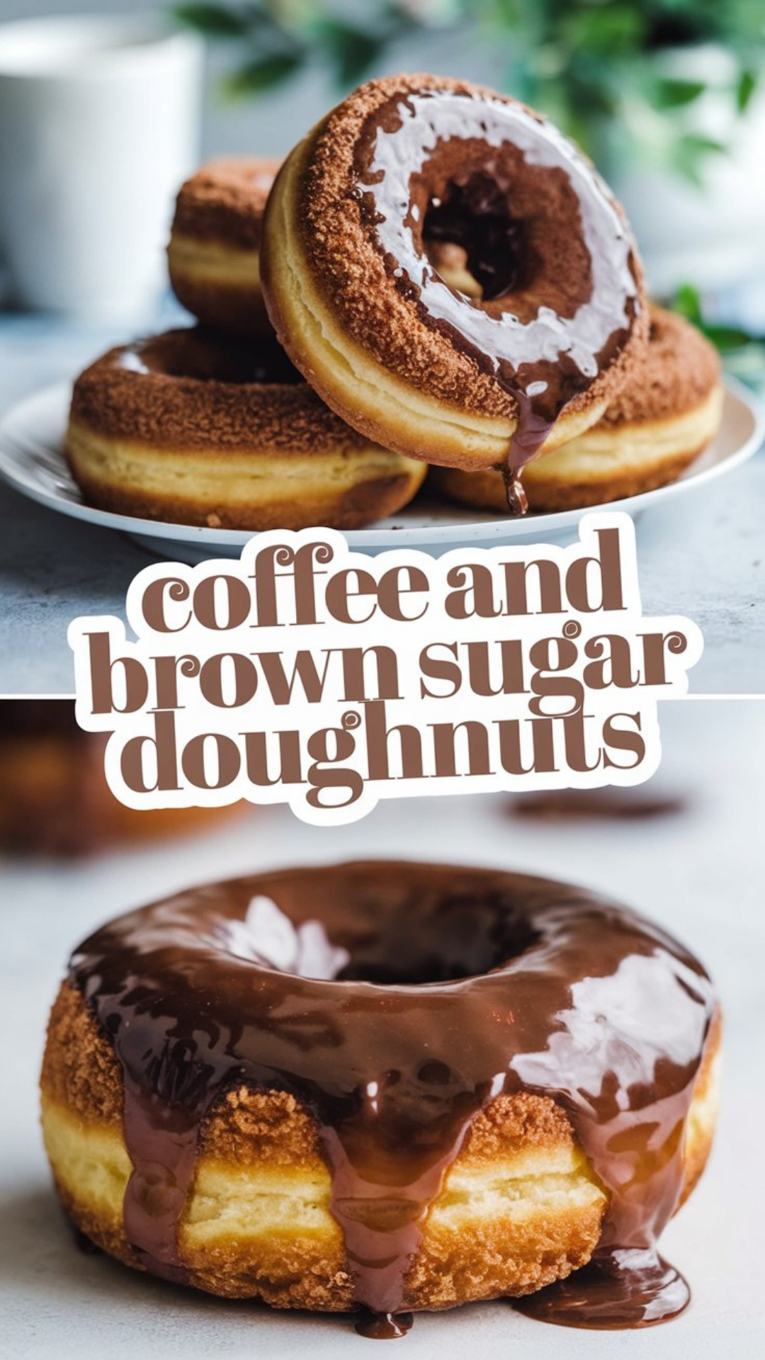Coffee and Brown Sugar Doughnuts Coffee and Brown Sugar Doughnuts