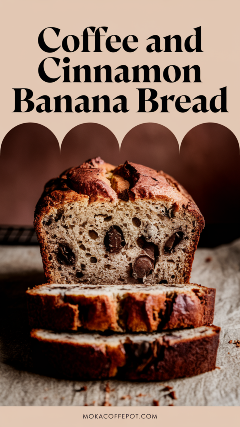 Coffee and Cinnamon Banana Bread
