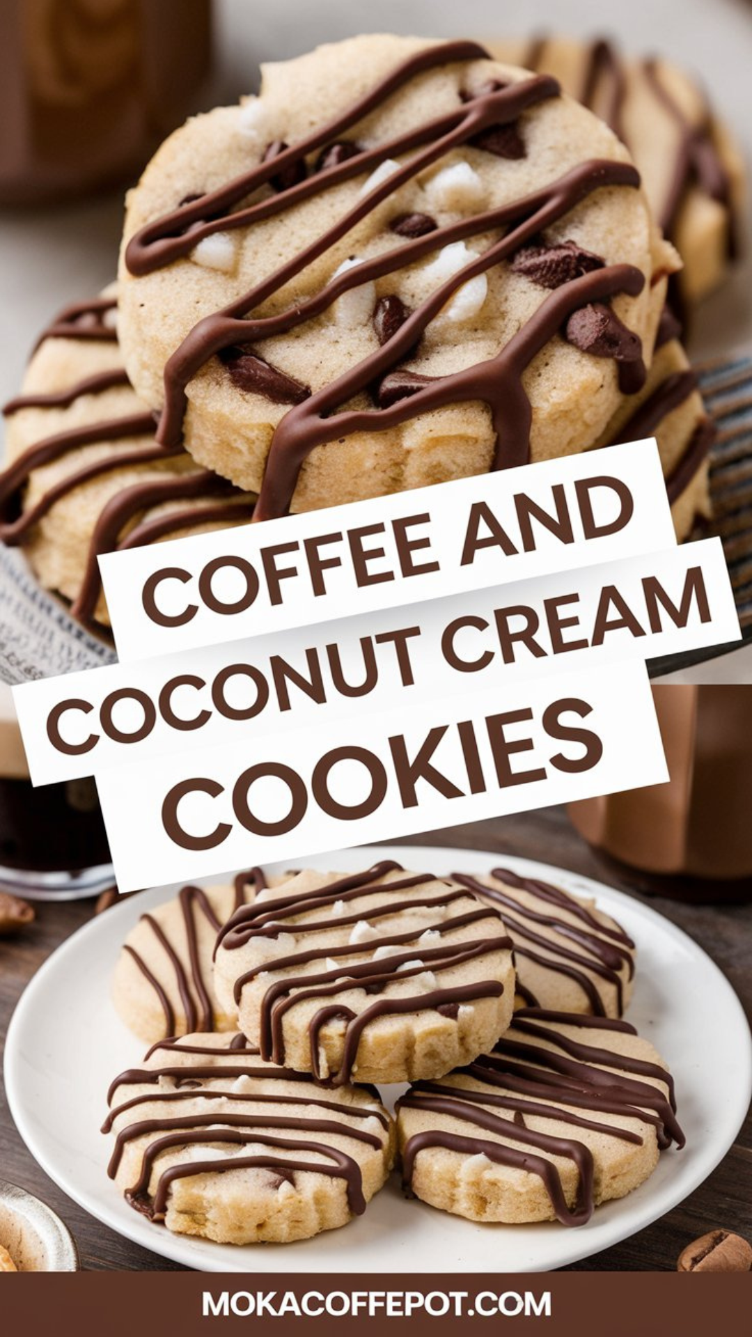 Coffee and Coconut Cream Cookies Coffee and Coconut Cream Cookies