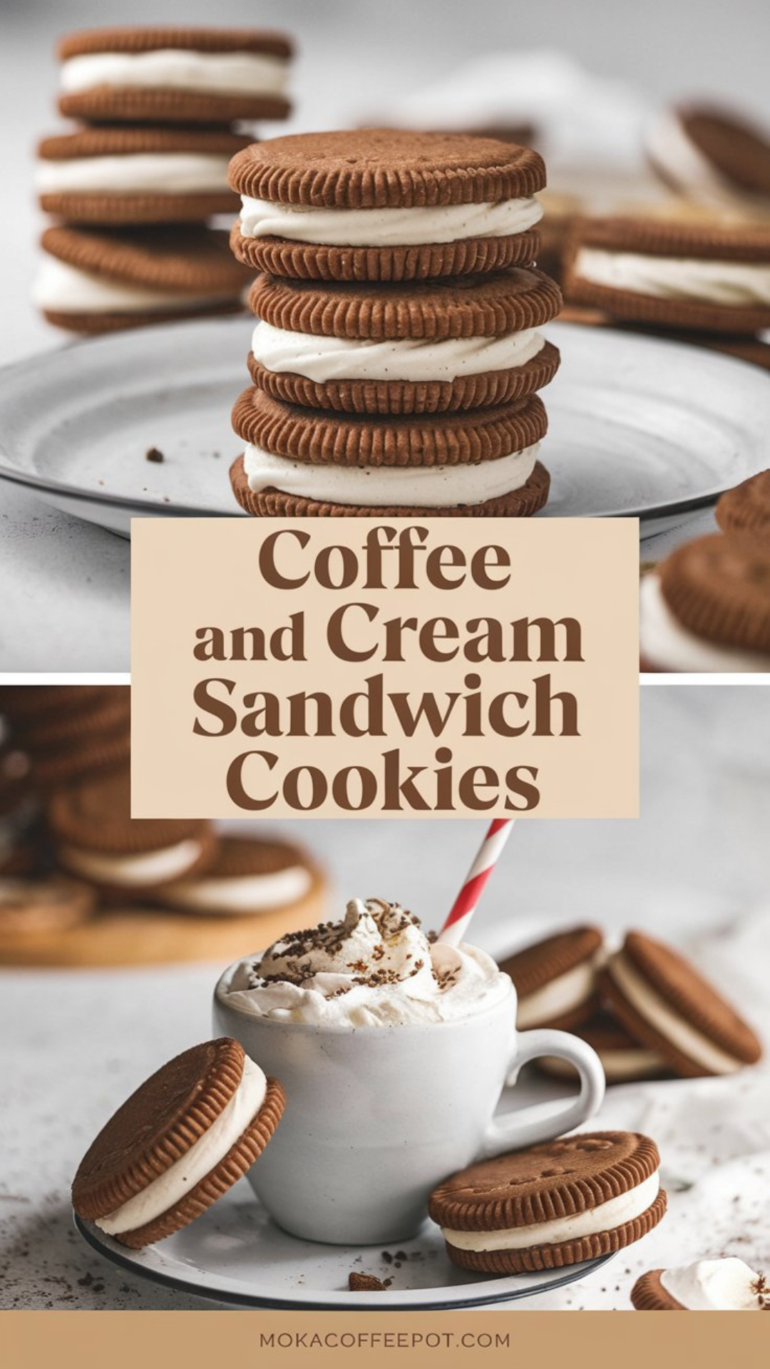 Coffee and Cream Sandwich Cookies Coffee and Cream Sandwich Cookies