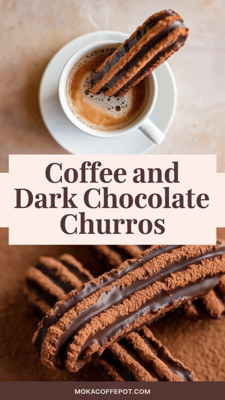 Coffee and Dark Chocolate Churros