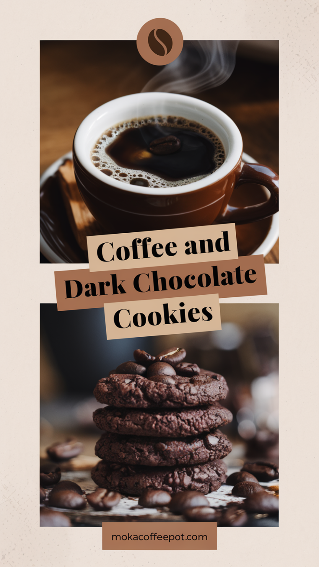 Coffee and Dark Chocolate Cookies Coffee and Dark Chocolate Cookies