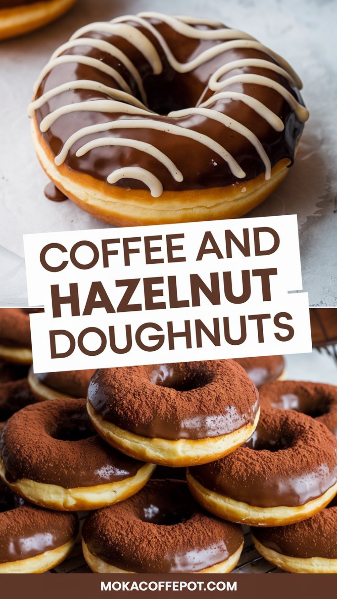 Coffee and Hazelnut Doughnuts Coffee and Hazelnut Doughnuts