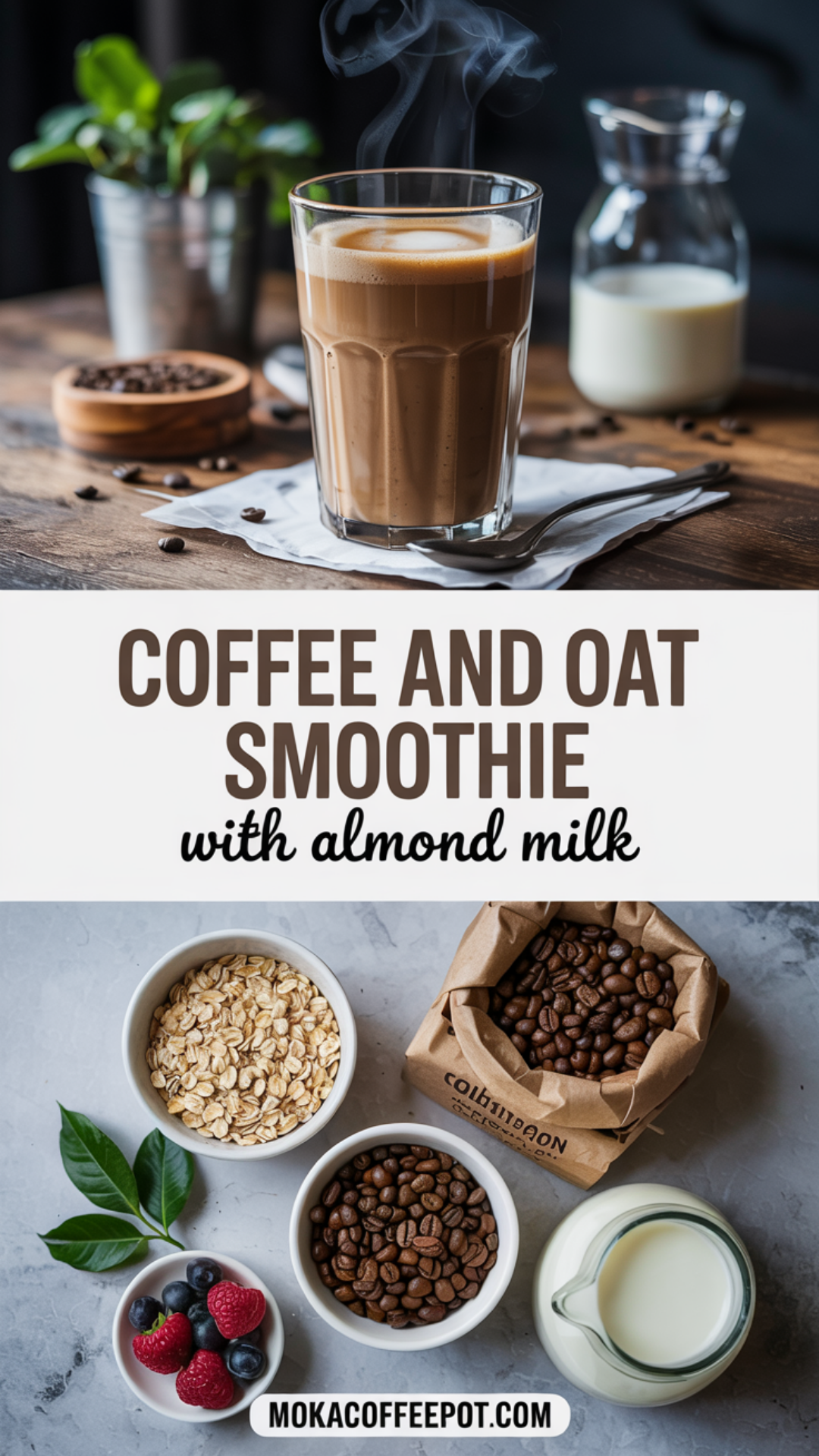 Coffee and Oat Smoothie with Coconut Milk Recipe Coffee and Oat Smoothie with Coconut Milk Recipe