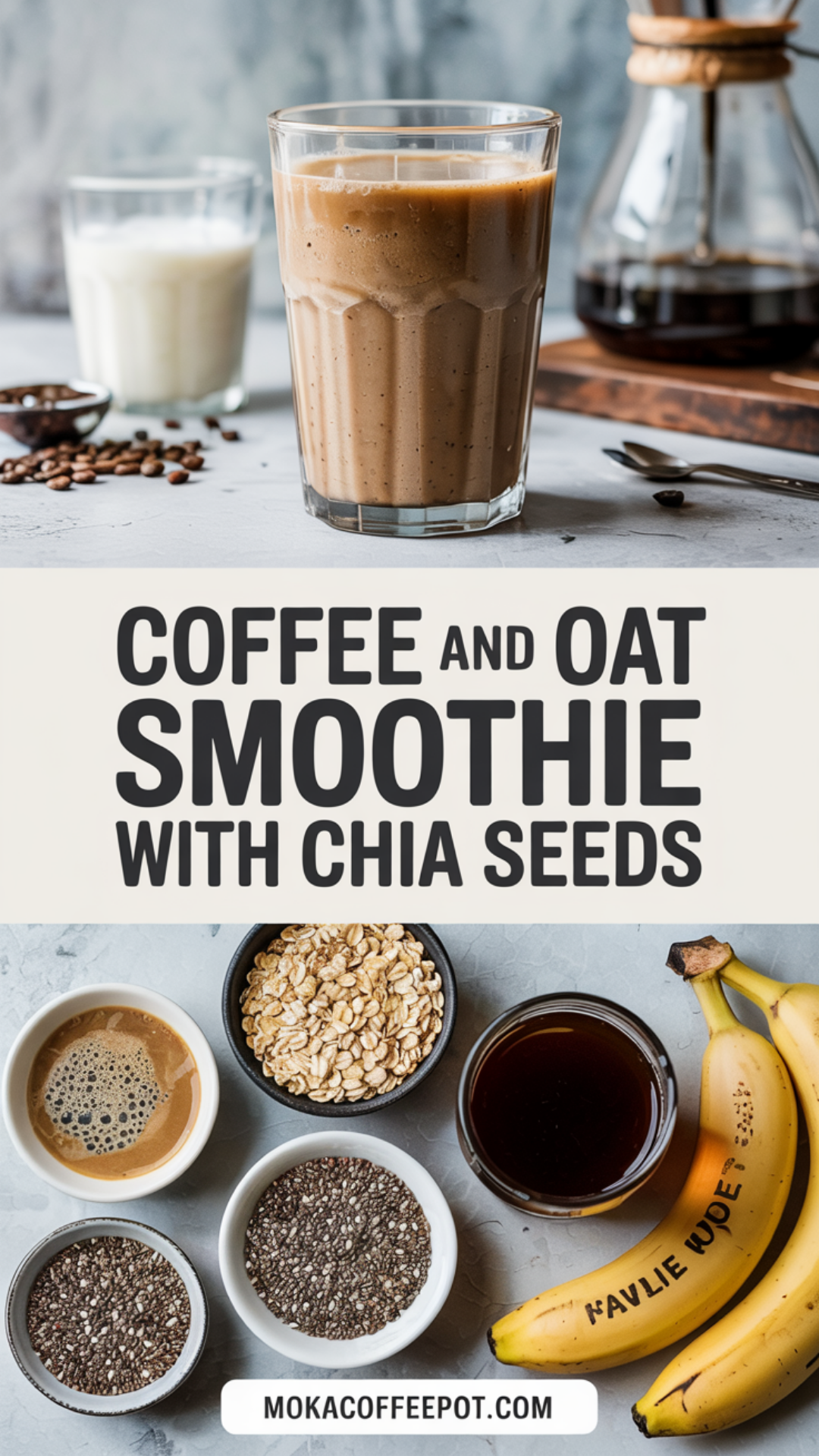 Coffee and Oat Smoothie with Chia Seeds Recipe Coffee and Oat Smoothie with Chia Seeds Recipe