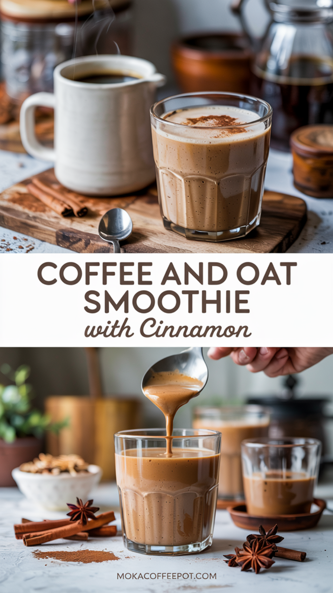 Coffee and Oat Smoothie with Cinnamon Recipe Coffee and Oat Smoothie with Cinnamon Recipe