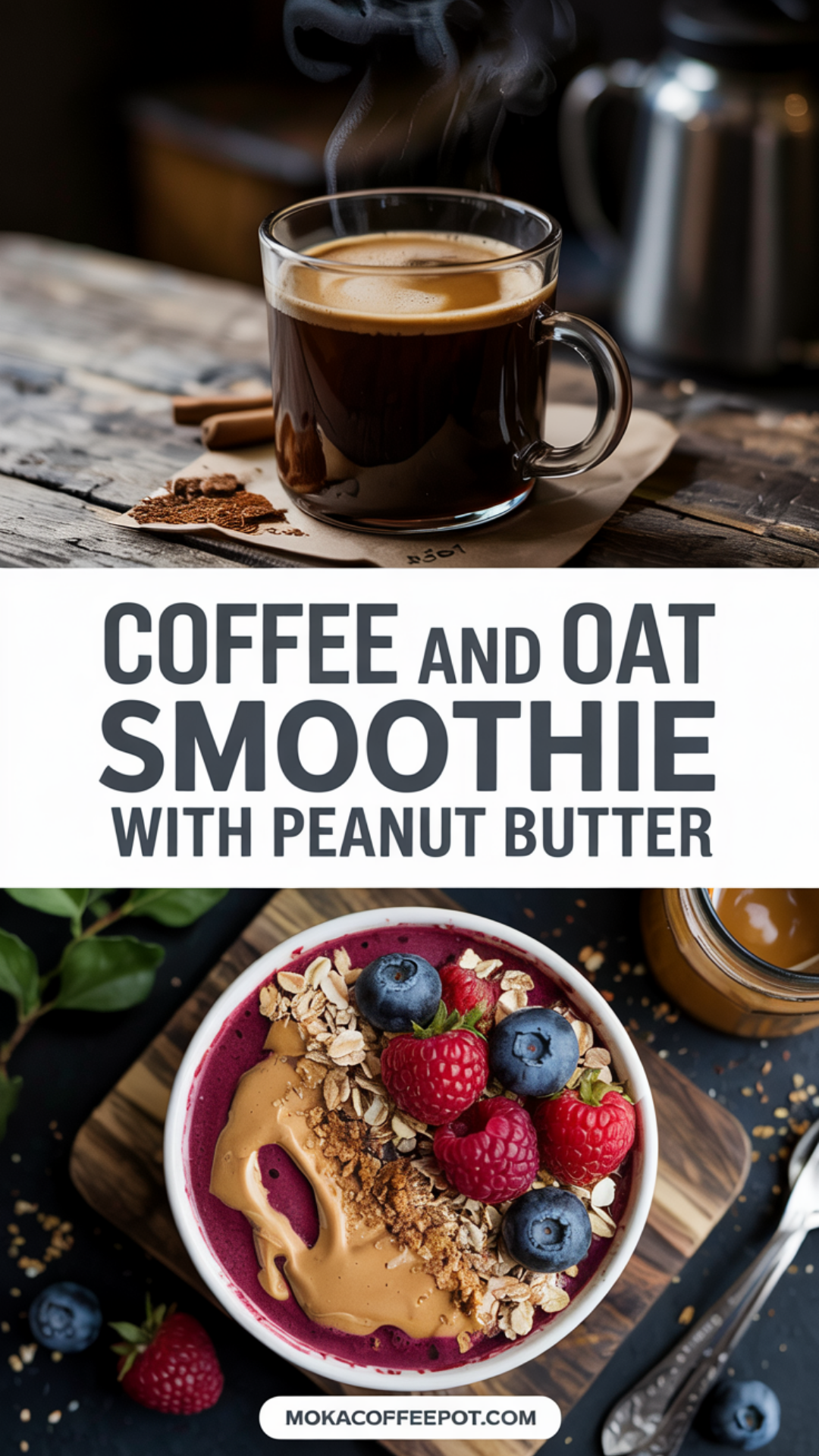 Coffee and Oat Smoothie with Peanut Butter Recipe Coffee and Oat Smoothie with Peanut Butter Recipe
