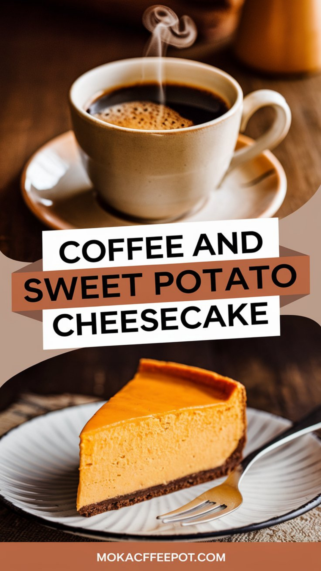 Coffee and Sweet Potato Cheesecake Coffee and Sweet Potato Cheesecake