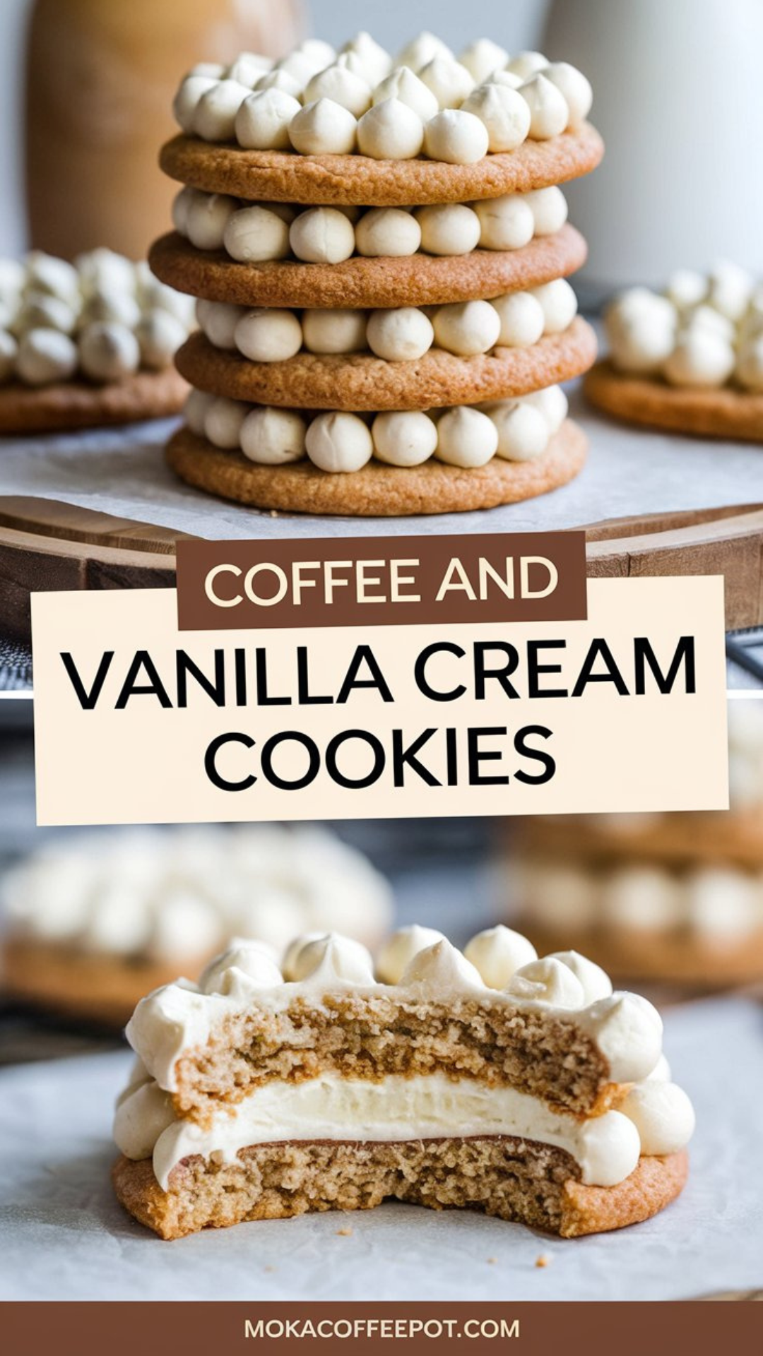 Espresso Cream Layer Cookies Espresso Cream Layer Cookies