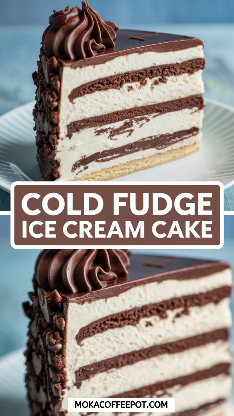 Cold Fudge Ice Cream Cake