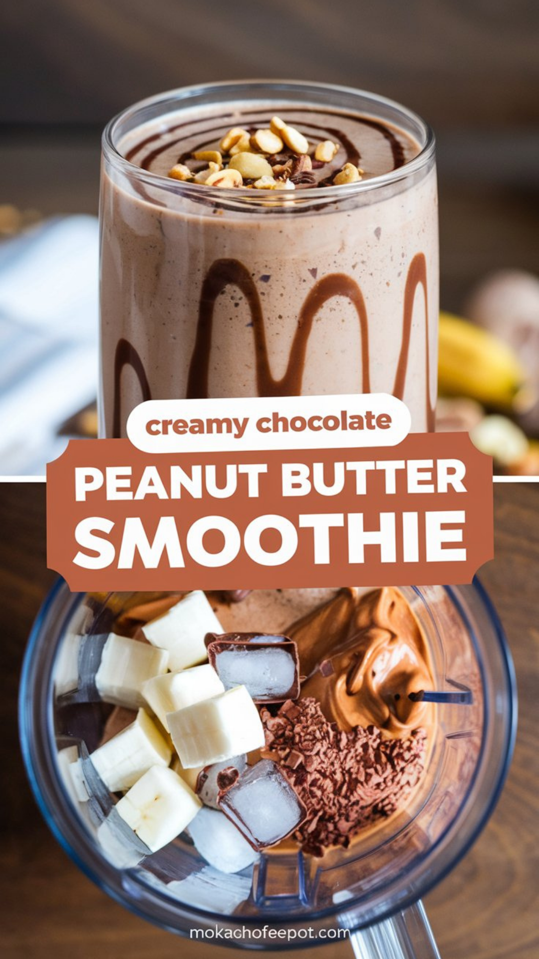 Creamy Chocolate Peanut Butter Smoothie Creamy Chocolate Peanut Butter Smoothie