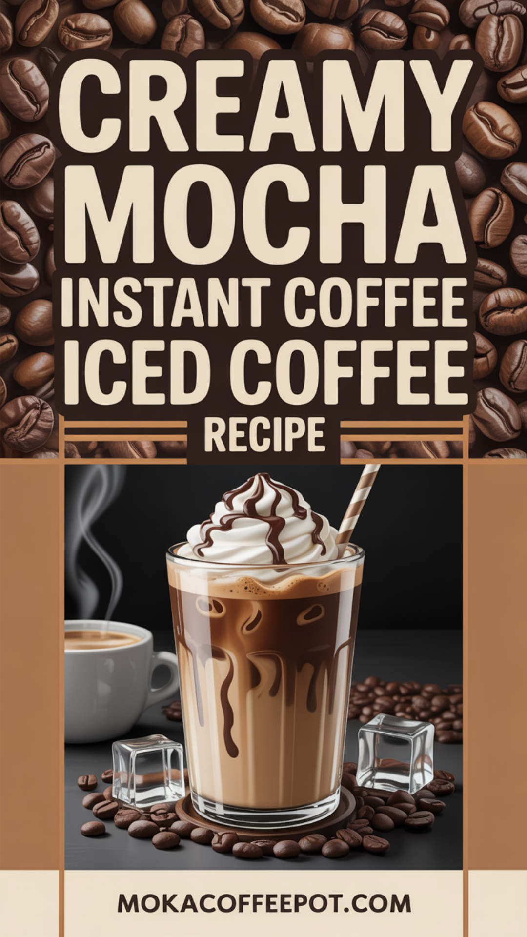 Creamy Mocha Instant Coffee Iced Coffee Recipe Creamy Mocha Instant Coffee Iced Coffee Recipe