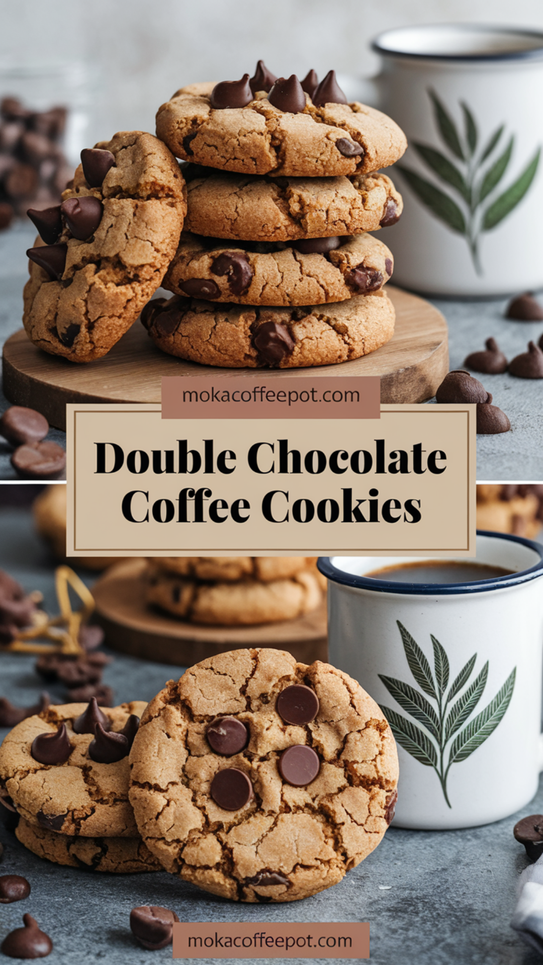 Double Chocolate Coffee Cookies Double Chocolate Coffee Cookies