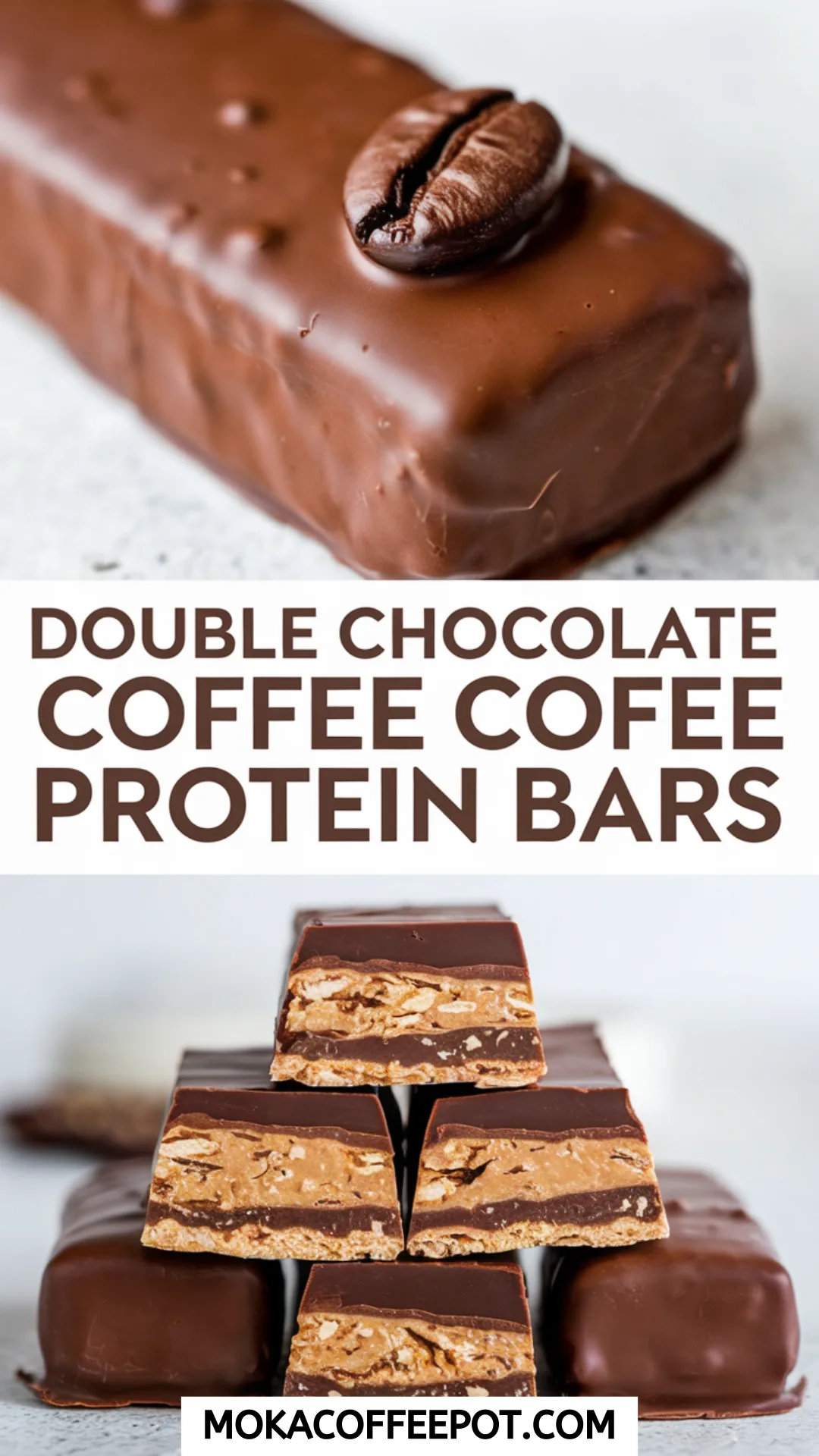 Double Chocolate Coffee Protein Bars Recipe